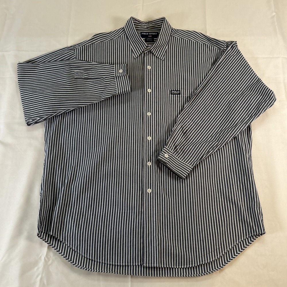 Ralph Lauren Polo Sport Bennet Men's Shirt,Button Up,L/S,SZ: XL, 100% Cotton - Picture 2 of 6